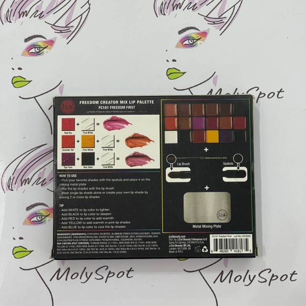 J.Cat Beauty Freedom Creator Lip Palette g4