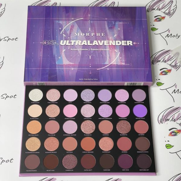 morphe ulta lavender eyeshadow palette