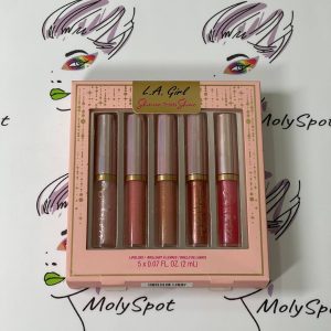 L.A. Girl SHINIER THAN SHINE - 5 PC LIPGLOSS SET